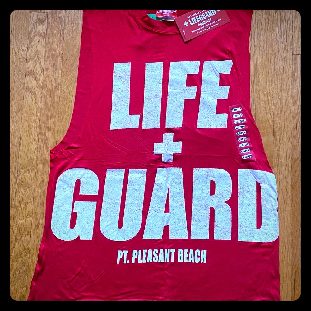 Lifeguard Sleeveless Muscle Tee-NWT